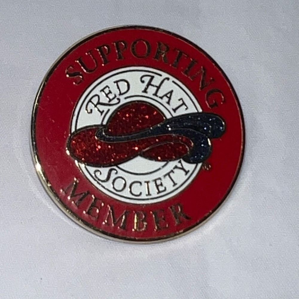 Supporting Red Hat Society Member Pin